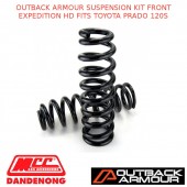 OUTBACK ARMOUR SUSPENSION KIT FRONT EXPEDITION HD FITS TOYOTA PRADO 120S